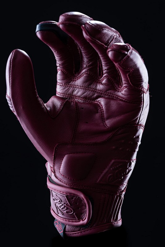Size S Burgundy Five 1420013408 Pair of Kansas Women's Glove