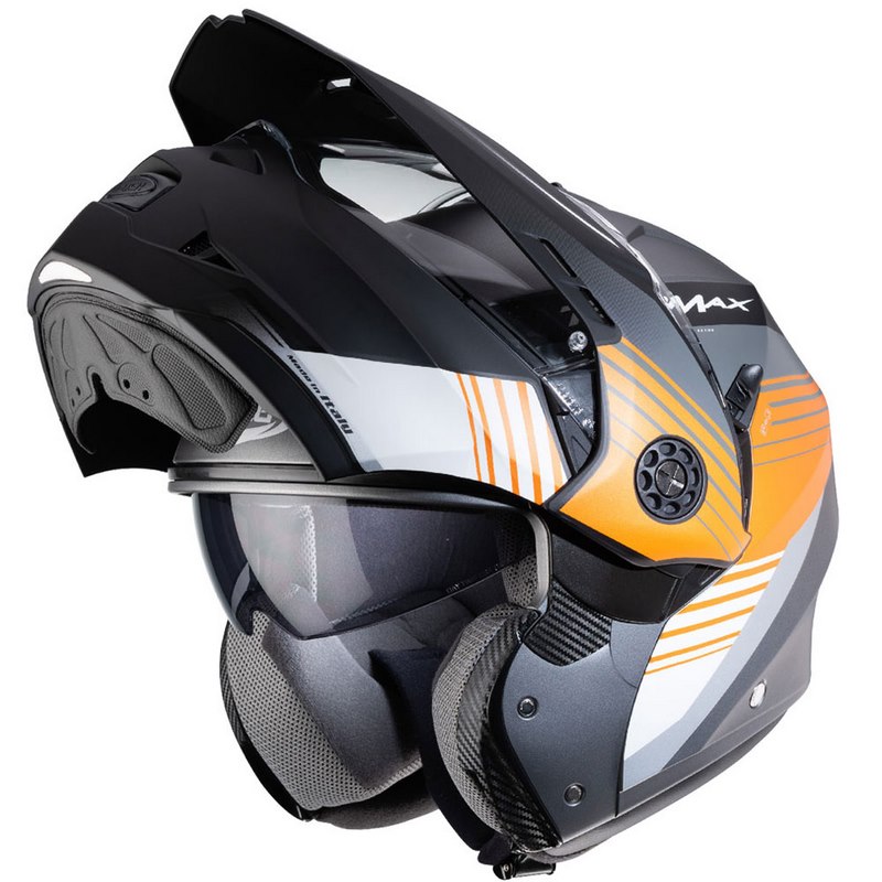 rg Tourmax Titan Modular Helmet Orange | C0FD00I7 -  get  motorcycle parts and accessories online!