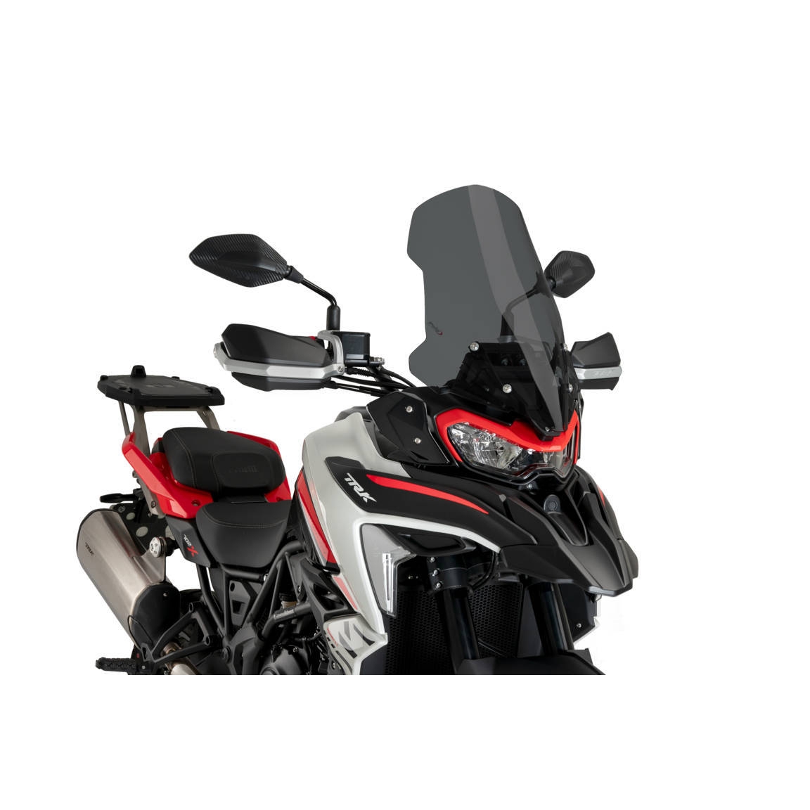 Bulle Moto Puig 4367H Touring Fumée Claire - Compatible Yamaha FZ6 Fazer S2 2007-2010, Hauteur Augmentée - 8
