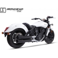 IXIL IXIL Slip On Exhaust (Lower Muffler) - Ironhead Round Black | HI 2002 SB | ixil_HI_2002_SB | euronetbike-net