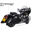 IXIL IXIL Slip On Exhaust (Left Muffler) - Ironhead Round Black | HI 2019 SB | ixil_HI_2019_SB | euronetbike-net