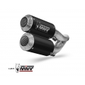 Mivv silencers Mivv Mk3 Black Stainless Steel Exhaust | KT.022.LM3B | mivv_KT022LM3B | euronetbike-net