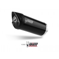 Mivv silencers Mivv Mover Black Painted Stainless Steel Exhaust | MV.SU.0001.LV | mivv_MVSU0001LV | euronetbike-net