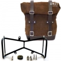 UnitGarage Unit Garage Waxed suede Side Pannier + Symmetrical Double Subframe NineT, ColoradoBrown | U002+1632+A2-ColoradoBrown | ug_U002-1632-A2-ColoradoBrown | euronetbike-net