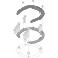 SW-Motech SW-Motech PRO tank ring. Black. Kawasaki models. Tank with five screws. | TRT.00.787.14000/B | sw_TRT_00_787_14000B | euronetbike-net