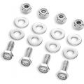 Harley-Davidson Harley-Davidson Willie G Skull License Plate Hardware Kit, Chrome | 41170-03 | hd_41170-03 | euronetbike-net
