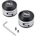 Harley-Davidson Harley-Davidson Defiance Front Axle Nut Covers, Black Anodized Machine Cut | 43000064 | hd_43000064 | euronetbike-net