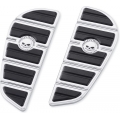 Harley-Davidson Harley-Davidson Willie G Skull Passenger Footboard Inserts, Chrome | 50501145 | hd_50501145 | euronetbike-net