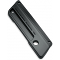 Harley-Davidson Harley-Davidson Color-Matched Saddlebag Latch Plate-Left Side, Vivid Black | 90857-06DH | hd_90857-06DH | euronetbike-net