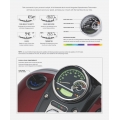 Harley-Davidson Harley-Davidson Combination Analog Speedometer/Tachometer MPH, Spun Aluminum | 70900070B | hd_70900070B | euronetbike-net