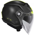 GIVI Parts Givi Jet helmet 12.5 GRAPHIC TOUCH Matte Black/Yellow, Size 58/M | H125FTHBY58 | givi_H125FTHBY58 | euronetbike-net