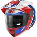 GIVI Parts Givi Flip-up helmet X.27 TOURER GRAPHIC White/Blue/Red, Size 56/S | HX27RTRWL56 | givi_HX27RTRWL56 | euronetbike-net