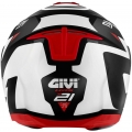 GIVI Parts Givi Flip-up helmet X.21 EVO NUMBER Black|White/Red, Size 58/M | HX21RNBBR58 | givi_HX21RNBBR58 | euronetbike-net