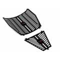 Powerbronze parts Powerbronze Cooler Grill, BLACK for DUCATI ,PANIGALE V4, 18-19,PANIGALE V4S, 18-19 (2 PIECE SET) | 550-D102-003 | pb_550-D102-003 | euronetbike-net