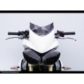 Powerbronze parts Powerbronze Light Screen, RED for TRIUMPH ,STREET TRIPLE,STREET TRIPLE R, 13-16 (+105MM ABOVE FAIRING) | 430-U148-005 | pb_430-U148-005 | euronetbike-net