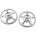 KURYAKYN KURYAKYN FRONT SPEAKER GRILLS ZOMBIE CHROME | 7373 | kur_7373 | euronetbike-net
