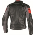 Dainese wear Dainese Jacket BLACKJACK LEATHER, black/red/smoke, Size 52 | 201533747U62012 | dai_201533747-U62_52 | euronetbike-net