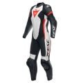 Dainese wear Dainese Grobnik Lady Leather 1Pc Suit Perf. Black/White/Fluo-Red | 202513484-N32 | dai_202513484-N32_44 | euronetbike-net