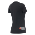 Dainese wear Dainese T-Shirt Logo Lady Black/Fluo-Red | 202896883-628 | dai_202896883-628_L | euronetbike-net