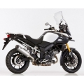 Shark Muffler SHARK DSX-5 slip on exhaust (4-1), Silver, Elliptical | 840482 | shm_840482 | euronetbike-net