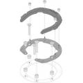 SW-Motech SW-Motech PRO tank ring. Black. KTM 990 SD / 390, 790 Adv. 6 screws. | TRT.00.787.17000/B | sw_TRT_00_787_17000B | euronetbike-net