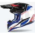 Airoh Airoh OFF-ROAD Helmet AVIATOR 3 PUSH, BLUE/RED GLOSS | AV3P55 / AI43A1399DPSC | airoh_AV3P55_M | euronetbike-net