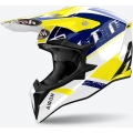 Airoh Airoh OFF-ROAD Helmet WRAAAP FEEL, YELLOW/BLUE GLOSS | WRF18 / AI49A13919FYS | airoh_WRF18_S | euronetbike-net