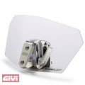 GIVI Parts GIVI Universal Spoiler S180T SHIELD +, color Clear | S180T | givi_S180T | euronetbike-net