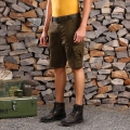 Genuine Apparel ROYAL ENFIELD Core Solid Cargo Shorts - Khaki | re_RLASRS230642 | euronetbike-net