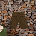 Genuine Apparel ROYAL ENFIELD Core Solid Cargo Shorts - Khaki | re_RLASRS230638 | euronetbike-net