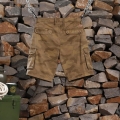 Genuine Apparel ROYAL ENFIELD Camo Cargo Shorts - Khaki Camo | re_RLASRS230666 | euronetbike-net