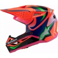Alpinestars Alpinestars Youth S-M3 Deegan Helmet, Orange, Pink, Purple | 8301525-433 | alp_8301525-433-YM | euronetbike-net
