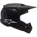 Alpinestars Alpinestars Youth S-M3 Solid Helmet, Black | 8302425-110 | alp_8302425-110-YS | euronetbike-net