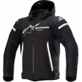 Alpinestars Alpinestars Zaca Waterproof Jacket, Black, White | 3206423-12 | alp_3206423-12-L | euronetbike-net