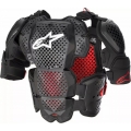 Alpinestars Alpinestars A-10 v2 Full Chest Guard, Black, Red | 6700523-1431 | alp_6700523-1431-XS | euronetbike-net