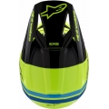 Alpinestars Alpinestars Youth S-M3 Radium Helmet, Yellow, Black, Blue | 8301925-5017 | alp_8301925-5017-YL | euronetbike-net