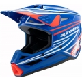 Alpinestars Alpinestars Youth S-M3 Wurx Helmet, Blue, Red, White, Black | 8302125-7312 | alp_8302125-7312-YM | euronetbike-net