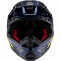Alpinestars Alpinestars S-M10 TLD 25 Helmet, Blue, Orange, Yellow | 8300325-7156 | alp_8300325-7156-2X | euronetbike-net