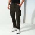 Genuine Apparel ROYAL ENFIELD Trail Blaze Cargos - Olive | re_RLATRS231476 | euronetbike-net