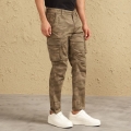 Genuine Apparel ROYAL ENFIELD Safari Cargos - Khaki Camo | RLATRS231490 | re_RLATRS231493 | euronetbike-net
