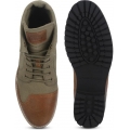Genuine Apparel ROYAL ENFIELD Royal Enfield Kargil Boots - Light Olive & Tan | re_RLCSOA220329 | euronetbike-net