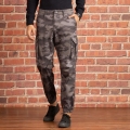 Genuine Apparel ROYAL ENFIELD Royal Enfield Camo Cargo Jogger - Grey | re_RLATRA221487 | euronetbike-net