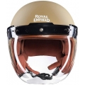 Genuine Apparel ROYAL ENFIELD Bobber Helmet Open Face With Bubble Visor -Desert Storm | re_RRGHEP000091 | euronetbike-net