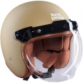 Genuine Apparel ROYAL ENFIELD Bobber Helmet Open Face With Bubble Visor -Desert Storm | re_RRGHEP000091 | euronetbike-net