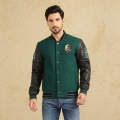 Genuine Apparel ROYAL ENFIELD Riderâ€™S Pride Leather Jacket - Green | re_RLAJKA231133 | euronetbike-net