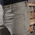 Genuine Apparel ROYAL ENFIELD Airborne Jogger - Olive | re_RLATRS231339 | euronetbike-net