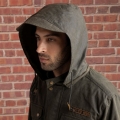 Genuine Apparel ROYAL ENFIELD Royal Enfield Mlg Long Parka Jacket - Olive | re_RLAJKA221285 | euronetbike-net