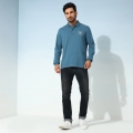 Genuine Apparel ROYAL ENFIELD Enduro Polo - Vintage Blue | re_RLATSA230438 | euronetbike-net Genuine Apparel ROYAL ENFIELD Enduro Polo - Vintage Blue | re_RLATSA230438 | euronetbike-net