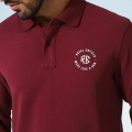 Genuine Apparel ROYAL ENFIELD Enduro Polo - Burgundy | re_RLATSA230447 | euronetbike-net