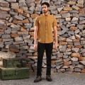Genuine Apparel ROYAL ENFIELD Royal Enfield Mlg Adventurer Shirt - Tan | re_RLASHS231105 | euronetbike-net